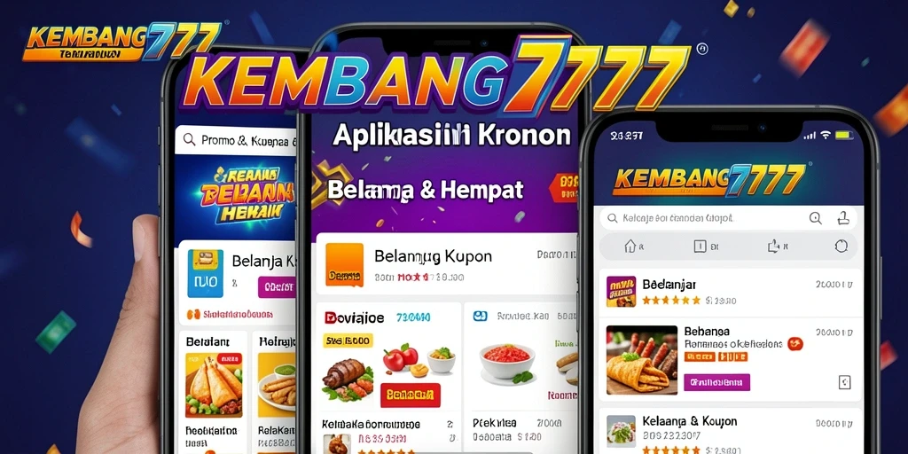 Tampilan antarmuka KEMBANG777 yang mudah digunakan untuk mencari promo dan kupon.