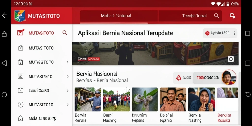 Tampilan antarmuka MUTASITOTO menyajikan berita dengan jelas.