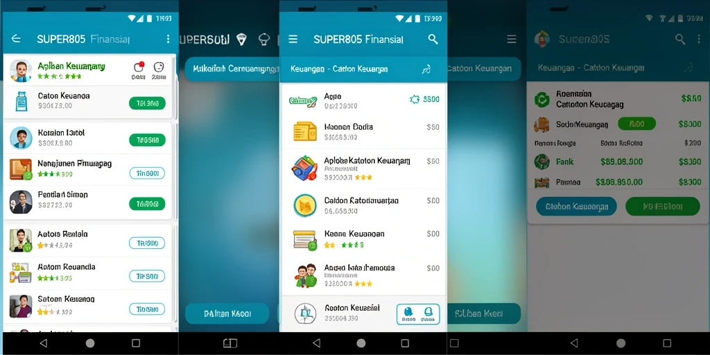 Tampilan antarmuka SUPER805 yang intuitif dan mudah digunakan.
