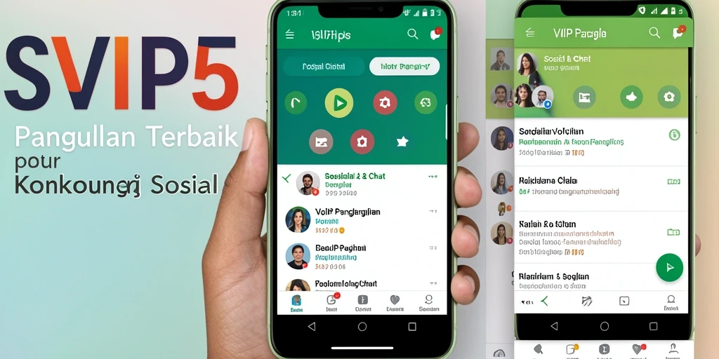 Antarmuka SVIP5 yang menarik dengan fitur VoIP Panggilan.