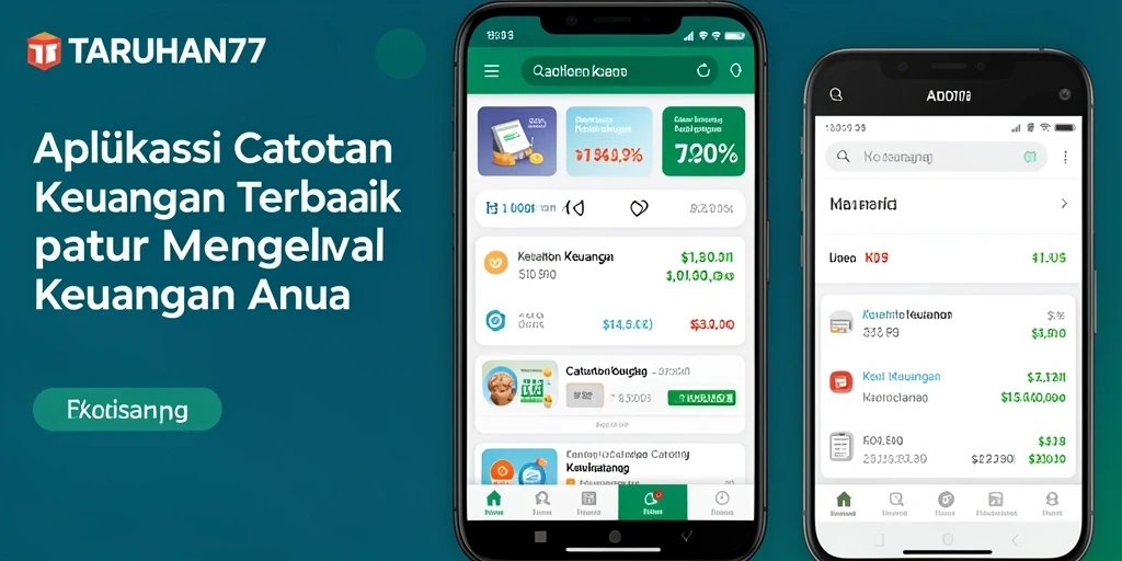 Antarmuka aplikasi TARUHAN77 yang sederhana dan fungsional.