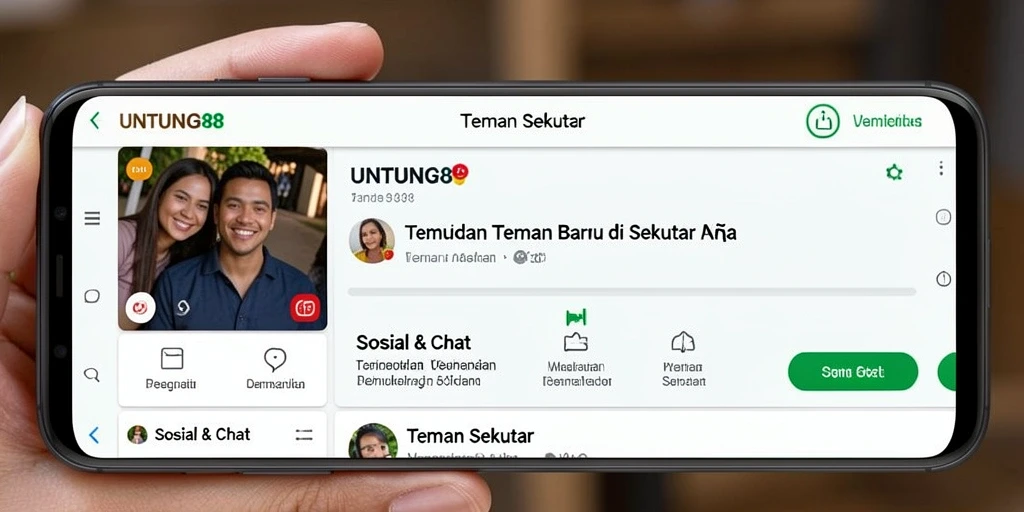 Antarmuka UNTUNG88 yang intuitif untuk Teman Sekitar.