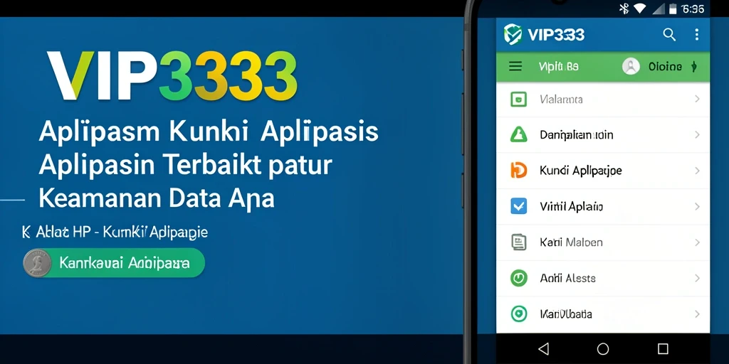 Tampilan antarmuka sederhana dan mudah digunakan dari VIP333.
